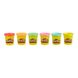 Набір для ліплення Hasbro Play-Doh Rainbow , 6 баночок, 3+, Play-Doh, Унісекс