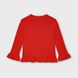 Трикотажный свитер красного цвета для девочки, 4 года, Девочка