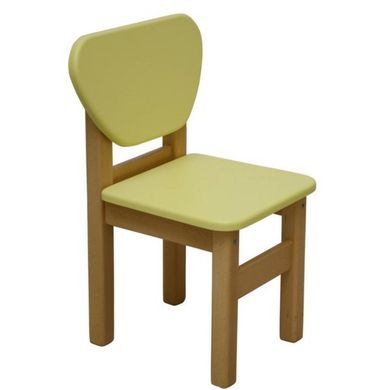 Дитячий стілець жовтий
