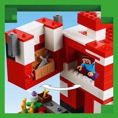 Конструктор LEGO Minecraft Грибний будинок