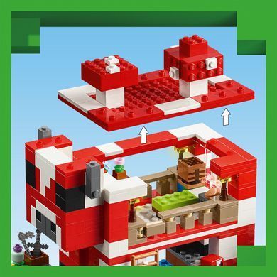 Конструктор LEGO Minecraft Грибний будинок