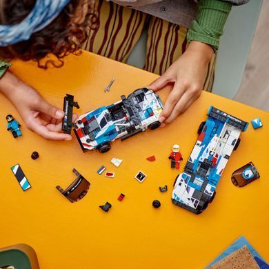 Конструктор LEGO Speed Champions Автомобілі для перегонів BMW M4 GT3 і BMW M Hybrid V8