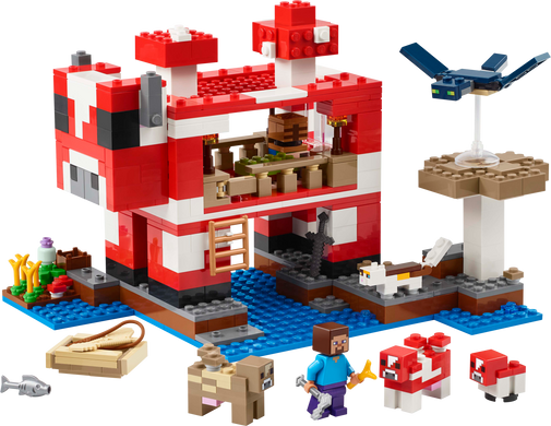 Конструктор LEGO Minecraft Грибний будинок