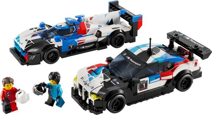Конструктор LEGO Speed Champions Автомобілі для перегонів BMW M4 GT3 і BMW M Hybrid V8