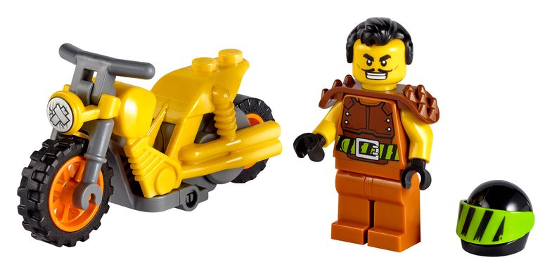 Конструктор LEGO City Stuntz Разрушительный трюковый мотоцикл (60297)  , 5+, City, Мальчик