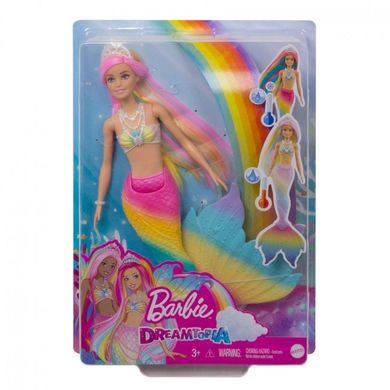 Лялька-русалка "Кольорова гра" серії Дрімтопія Barbie, 3+, Дрімтопія, Дівчинка