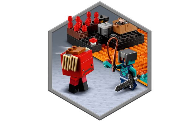 Конструктор LEGO Minecraft Бастион Нижнего мира