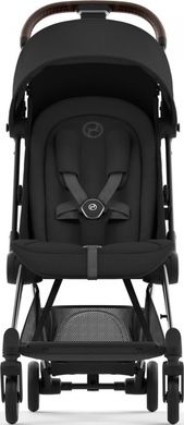 Прогулянкова коляска Cybex Coya Chrome Dark Brown Sepia Black, чорний