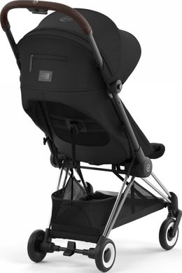 Прогулочная коляска Cybex Coya Chrome Dark Brown Sepia Black, черный