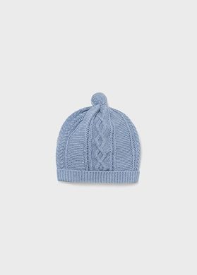 Комплект со свитера, ползунов и шапки синий