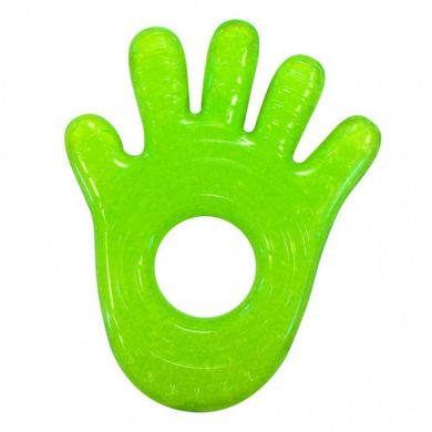 Игрушка-прорезыватель Munchkin "Fun Ice Chewy Teether" зеленая ручка, от рождения, Унисекс