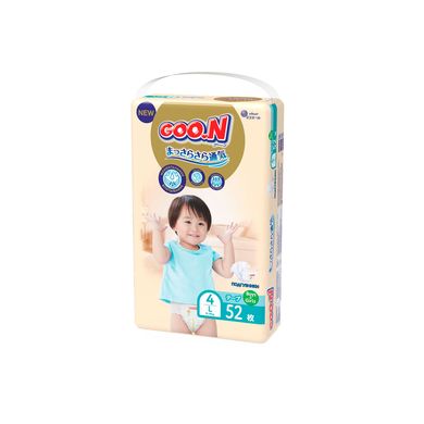 Подгузники Goo.N Premium Soft на липучках размер 4 L 9-14 кг унисекс 52 шт