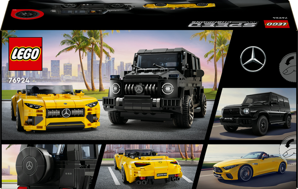 Конструктор LEGO Speed Champions Mercedes-AMG G 63 і Mercedes-AMG SL 63