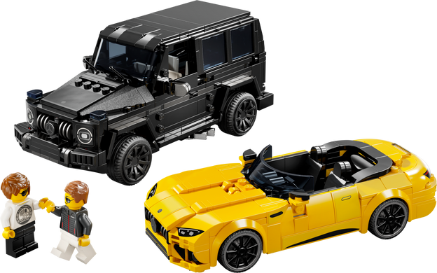Конструктор LEGO Speed Champions Mercedes-AMG G 63 і Mercedes-AMG SL 63