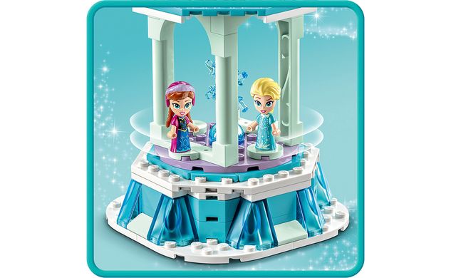 Конструктор LEGO Disney Очаровательная карусель Анны и Эльзы
