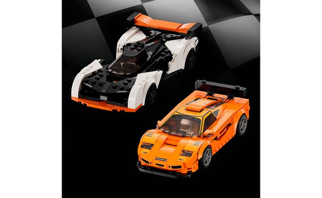 Конструктор LEGO Speed Champions McLaren Solus GT и McLaren F1 LM