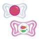 Пустышка Chicco Physio Light , силикон , 16-36 мес., 2 шт., Розовый, Силикон, от 16-ти месяцев, Пустушки, Силикон , пластик