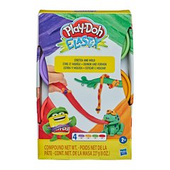 Набір еластичного пластиліна Hasbro Play-Doh Elastix  Джунглі   4 кольори, 2+, Play-Doh, Унісекс