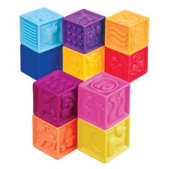 Розвивальні силіконові кубики Battat Полічи-но! (BX1002Z)