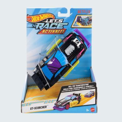 Збільшена машинка з мультсеріалу "Газуй" в масштабі 1:32 Hot Wheels (в ас.)