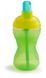 Непроливная пляшечка Munchkin "Mighty Grip" 296 мл з силіконовою трубочкою, Зелений, 296 мл, Пластик, 1+, Пластик