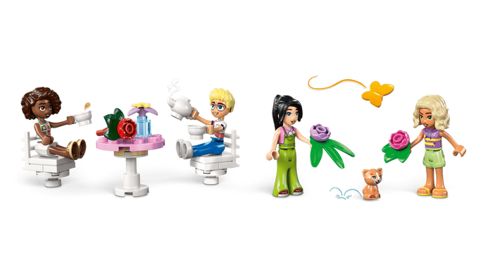 Конструктор LEGO Friends Кавʼярня з рослинами і квіткова крамниця