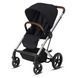 Коляска Cybex Balios S Lux SLV Deep Black black (з бампером) (520001249), Чорний, Прогулянкові коляски