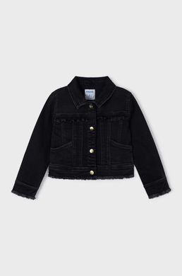 Куртка джинсова для дівчинки Mayoral, чорний