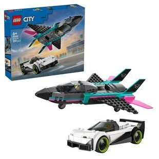 Конструктор LEGO City Реактивний літак проти автомобіля