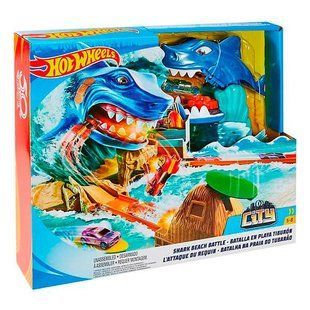 Ігровий набір Hot Wheels "Втеча від акули", 5+, Хлопчик