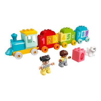 Конструктор LEGO Duplo Поезд с цифрами учимся считать (10954), 1,5+, DUPLO®, Унисекс