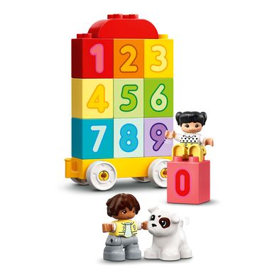 Конструктор LEGO Duplo Поезд с цифрами учимся считать (10954), 1,5+, DUPLO®, Унисекс