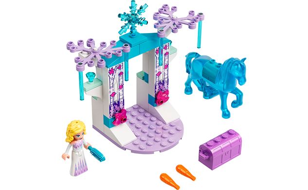 Конструктор LEGO Disney Princess Эльза и ледяная конюшня Нокка