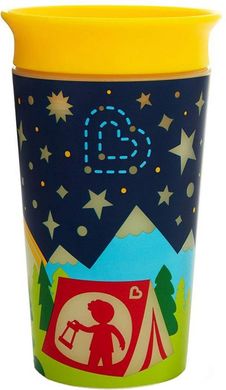 Чашка-непроливайка Munchkin "Miraclе Glow" 266 мл (желтая), 266 мл, Пластик, 3+, Пластик