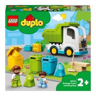 Конструктор LEGO Duplo Сміттєвоз та сміттєпереробка (10945), 2+, DUPLO&reg;, Унісекс