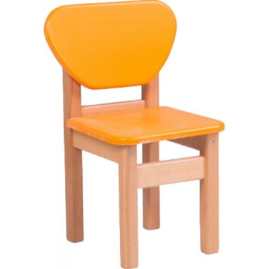 Дитячий стілець помаранчевий