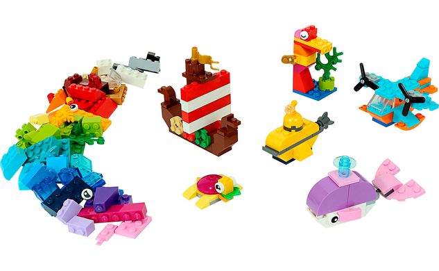 Конструктор LEGO Classic Творческое веселье в океане