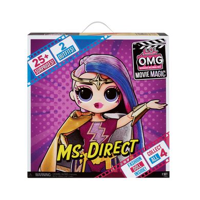 Игровой набор с куклой L.O.L. Surprise! серии O.M.G. Movie Magic - Мисс Абсолют, 3+, O.M.G., Девочка
