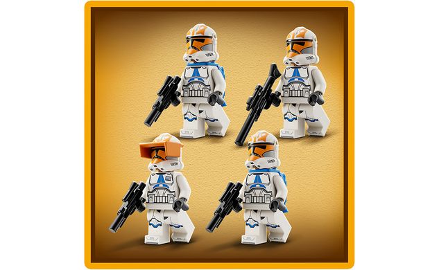 Конструктор LEGO Star Wars Клони-піхотинці Асоки 332-го батальйону. Бойовий набір