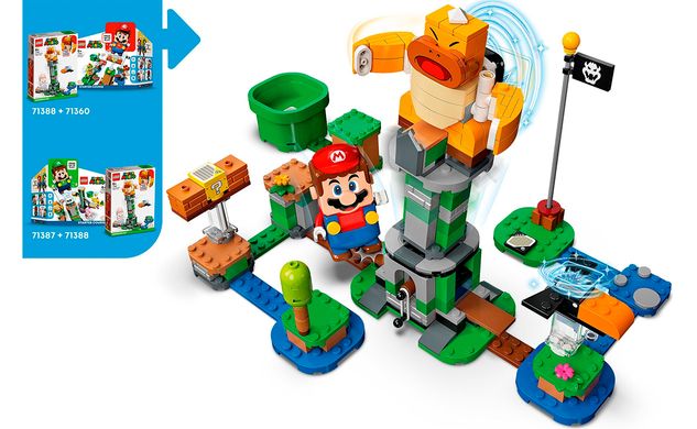 Конструктор LEGO Super Mario Дополнительный набор Падающая башня босса брата