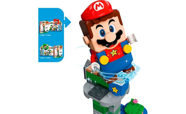 Конструктор LEGO Super Mario Падіння вежі Боса братика Сумо додатковий рівень