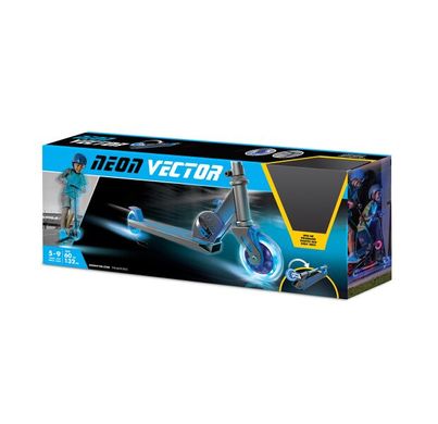 Самокат Neon Vector Синій , 5+, Хлопчик