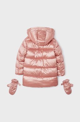 Куртка с перчатками в комплекте Mayoral, розовый