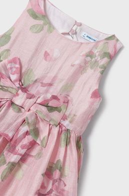 Платье для девочки Mayoral цветы, розовые