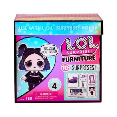 Игровой набор с куклой LOL Surprise! серии Furniture "- Леди-Сумерки", 3+, Furniture, Девочка