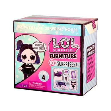 Игровой набор с куклой LOL Surprise! серии Furniture "- Леди-Сумерки", 3+, Furniture, Девочка