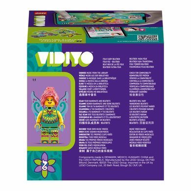 Конструктор LEGO Vidiyo Бітбокс Фея Фолку (43110), 7+, VIDIYO&trade;, Унісекс