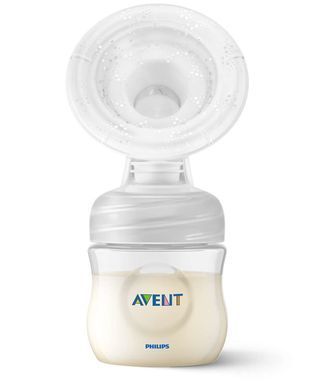 Молоковідсмоктувач механічний Philips Avent  з пляшкою для зберігання