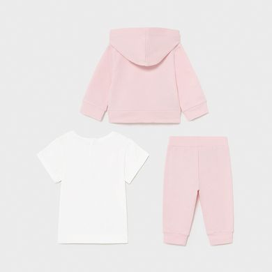 Спортивний костюм для дівчинки рожевий (3 одиниці) Mayoral 12 місяців