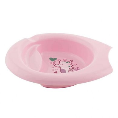 Тарелка Chicco Easy Feeding Plate 6м+, Розовый, от 6-ти месяцев, Тарелка, 20 x 22 x 5 см, Пластик